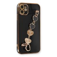 Newface iPhone 12 Kılıf Esila Silikon - Siyah