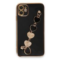 Newface iPhone 12 Kılıf Esila Silikon - Siyah