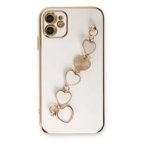 Newface iPhone 12 Kılıf Esila Silikon - Beyaz