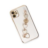 Newface iPhone 12 Kılıf Esila Silikon - Beyaz