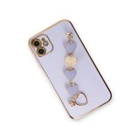 Newface iPhone 12 Kılıf Esila Silikon - Lila