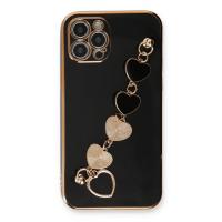 Newface iPhone 12 Pro Kılıf Esila Silikon - Siyah