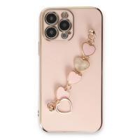 Newface iPhone 13 Pro Kılıf Esila Silikon - Pudra