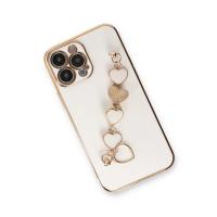 Newface iPhone 13 Pro Max Kılıf Esila Silikon - Beyaz