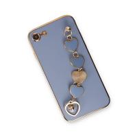 Newface iPhone 7 Kılıf Esila Silikon - Gri