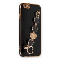 Newface iPhone 6 Kılıf Esila Silikon - Siyah