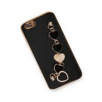 Newface iPhone 6 Kılıf Esila Silikon - Siyah