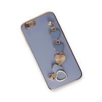 Newface iPhone 6 Kılıf Esila Silikon - Gri