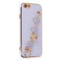 Newface iPhone 6 Kılıf Esila Silikon - Lila