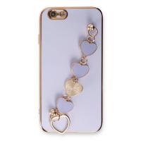 Newface iPhone 6 Kılıf Esila Silikon - Lila