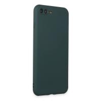 Newface iPhone 7 Plus Kılıf First Silikon - Koyu Yeşil