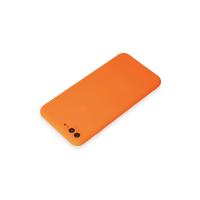 Newface iPhone 7 Plus Kılıf First Silikon - Turuncu
