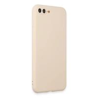Newface iPhone 7 Plus Kılıf First Silikon - Krem