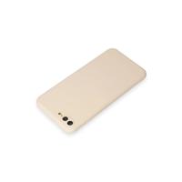 Newface iPhone 7 Plus Kılıf First Silikon - Krem