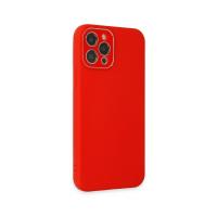 Newface iPhone 12 Pro Kılıf Lansman Glass Kapak - Kırmızı