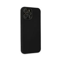 Newface iPhone 12 Pro Max Kılıf Lansman Glass Kapak - Siyah