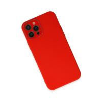 Newface iPhone 12 Pro Max Kılıf Lansman Glass Kapak - Kırmızı
