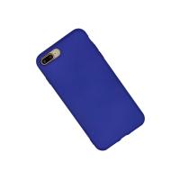 Newface iPhone 7 Plus Kılıf Nano içi Kadife Silikon - Lacivert