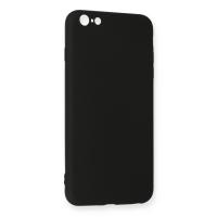 Newface iPhone 6 Plus Kılıf Nano içi Kadife Silikon - Siyah