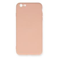 Newface iPhone 6 Plus Kılıf Nano içi Kadife Silikon - Pudra