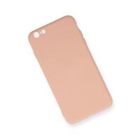 Newface iPhone 6 Plus Kılıf Nano içi Kadife Silikon - Pudra