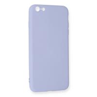 Newface iPhone 6 Plus Kılıf Nano içi Kadife Silikon - Lila