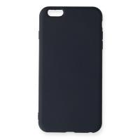 Newface iPhone 6 Plus Kılıf Nano içi Kadife Silikon - Lacivert