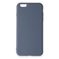 Newface iPhone 6 Plus Kılıf Nano içi Kadife Silikon - Gri