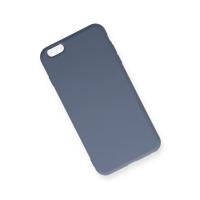 Newface iPhone 6 Plus Kılıf Nano içi Kadife Silikon - Gri