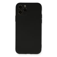 Newface iPhone 11 Pro Kılıf Nano içi Kadife Silikon - Siyah