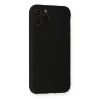 Newface iPhone 11 Pro Kılıf Nano içi Kadife Silikon - Siyah