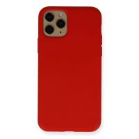 Newface iPhone 11 Pro Kılıf Nano içi Kadife Silikon - Kırmızı