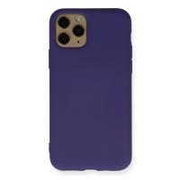 Newface iPhone 11 Pro Kılıf Nano içi Kadife Silikon - Mor