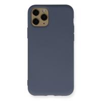 Newface iPhone 11 Pro Kılıf Nano içi Kadife Silikon - Gri