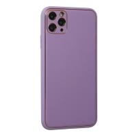 Newface iPhone 11 Pro Kılıf Coco Deri Silikon Kapak - Lila