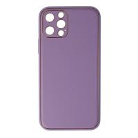 Newface iPhone 12 Pro Kılıf Coco Deri Silikon Kapak - Lila