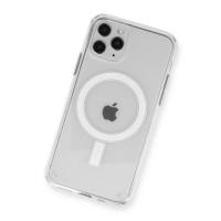 Newface iPhone 11 Pro Kılıf Magneticsafe Şeffaf Silikon - Şeffaf