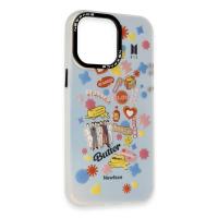 Newface iPhone 13 Pro Kılıf Estoril Desenli Kapak - Estoril - 16