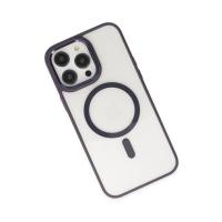 Newface iPhone 13 Pro Kılıf Room Magneticsafe Silikon - Derin Mor