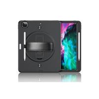 Newface iPad Pro 12.9 (2021) Kılıf Strap-C Otterbox Tablet Kapak - Siyah