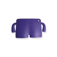 Newface iPad 4 9.7 Kılıf Karakter Tablet Silikon - Mor