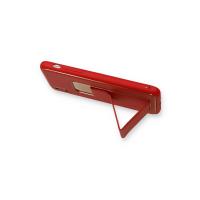 Newface iPhone XS Max Kılıf Coco Deri Standlı Kapak - Kırmızı