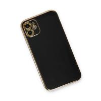 Newface iPhone 11 Kılıf Volet Silikon - Siyah