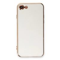 Newface iPhone 7 Kılıf Volet Silikon - Beyaz