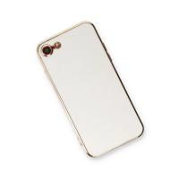 Newface iPhone 7 Kılıf Volet Silikon - Beyaz