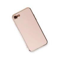Newface iPhone 7 Kılıf Volet Silikon - Pembe