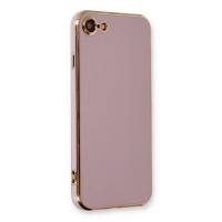 Newface iPhone 7 Kılıf Volet Silikon - Mor