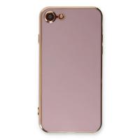 Newface iPhone 7 Kılıf Volet Silikon - Mor