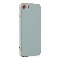 Newface iPhone 7 Kılıf Volet Silikon - Açık Yeşil