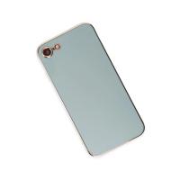 Newface iPhone 7 Kılıf Volet Silikon - Açık Yeşil